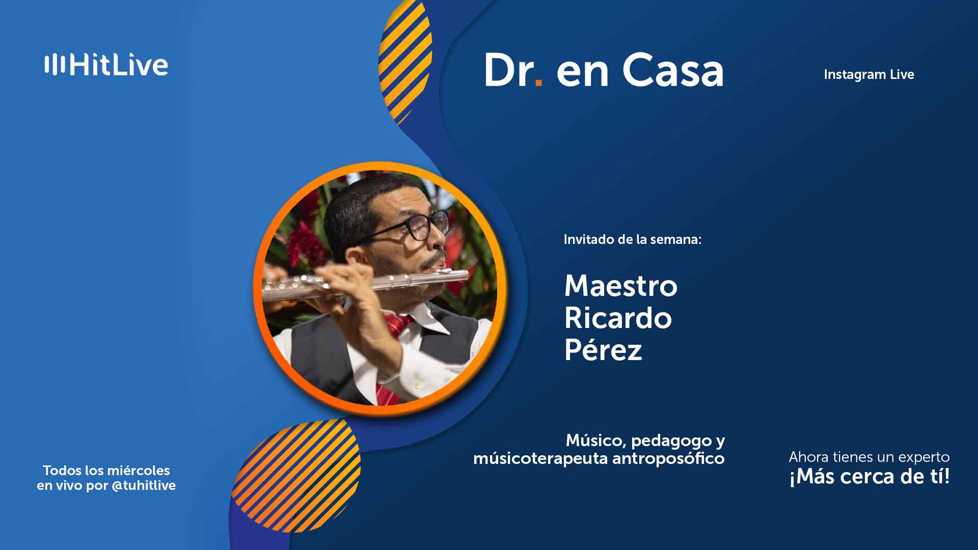 El maestro Ricardo Pérez invitado a Dr. en Casa