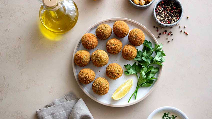 Receta de croquetas de proteína vegetal
