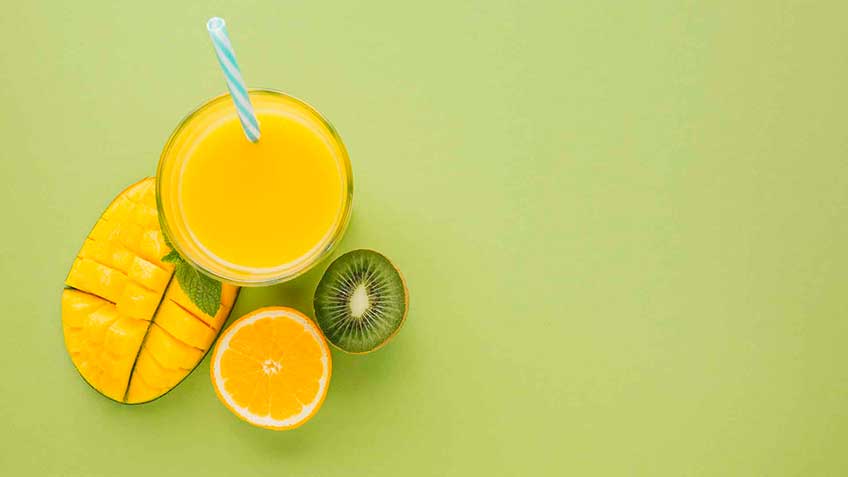 Refrescate con algo delicioso y saludable.